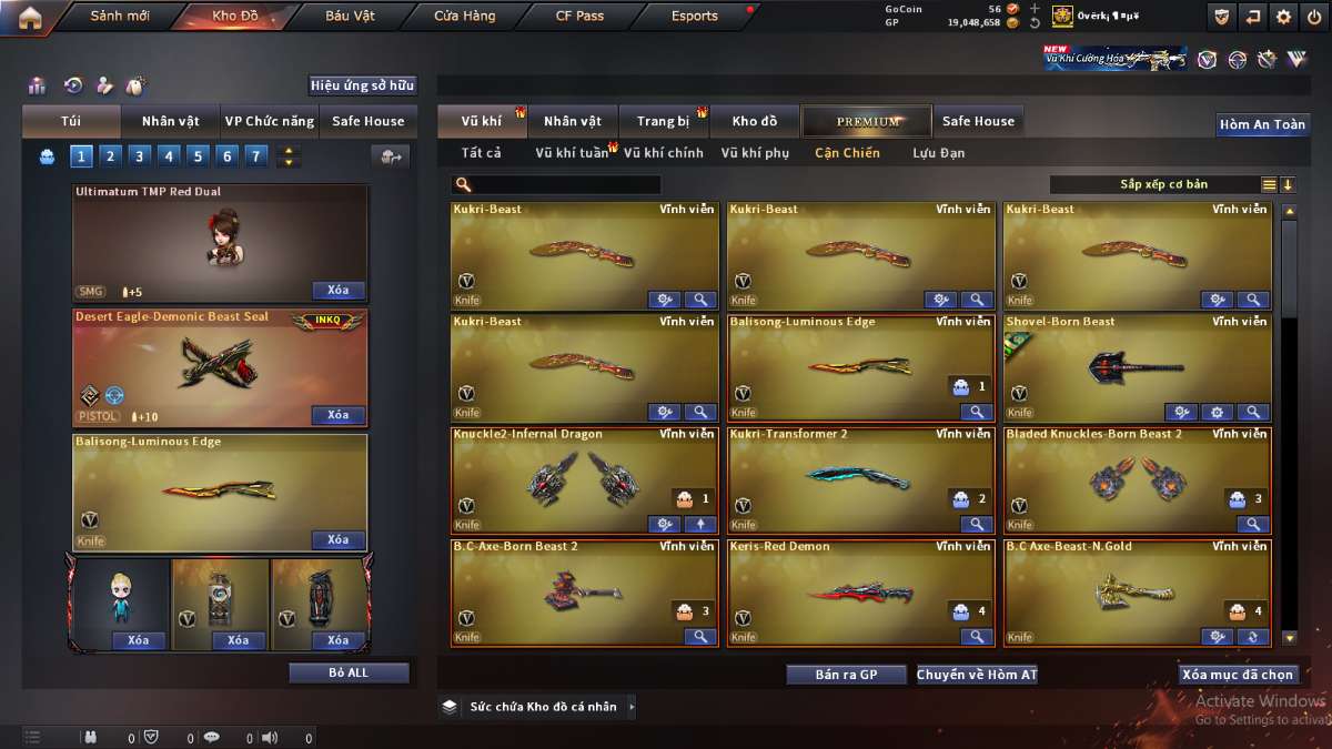 shop acc cf uy tin gia re